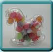 Rocking Horse Clear Favour Box