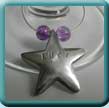 Named Star Wine Glass Charm