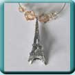 Eifel Tower Wine Glass Charm