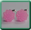 Pink Dahlia Cufflinks