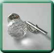 Crystal Sphere Tie Tack