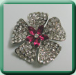 Flower in a Flower Brooch/Wrap Clip