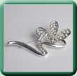 Flower Scroll Brooch/Wrap Clip