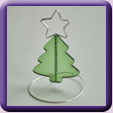 Transparent Tree Place Card Holder