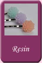 Resin Hair Grips