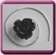 Resin Rose Hair Spiral