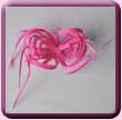 Hot Pink Loopy Lou Fascinator