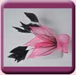 Pink Sinamay Petal Fold Fascinator Comb