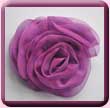 Magenta Triple Rose Fold Fascinator Hair Clip