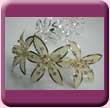 3 Mesh Lilies Decorative Comb