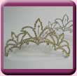 Fleur de Lis Tiara Comb