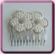 Double Pearl Flower Comb