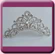 Drop Scroll Tiara Comb