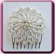 Flower Wheel Hair Comb