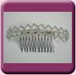 Zigzag decorative hair comb