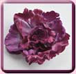 Magenta Frilly Peony Fascinator