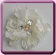 Ivory Jewel Flower Fascinator