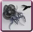 Grey Sinamay Flower Fascinator