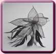 Grey Sinamay Lily Fascinator