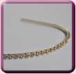 3mm Rhinestone Row Hair Band