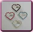 Mini Hollow Heart Hair Clips