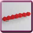 Resin Roses Hair Clip