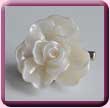 Pearlised Rose Hair Clip