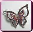 Pointed Wing Butterfly Hair Clip