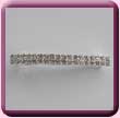 Diamante Two Row Hair Clip