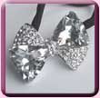 Chunky Crystal Bow Hair Elastic