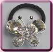 Chunky Crystal Butterfly Hair Elastic