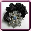 Filigree Flower Scrunchie