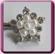 Dainty Pearl Star Flower Hair Grip