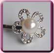 Pearl Centred Daisy Hair Grip