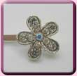 Rounded Diamante Flower Hair Grip