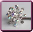 Crystal AB Dotty Dots Hair Grip