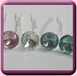 Pointed Crystal Hair Pins