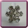 Diamante Cluster Flower Hair Pin