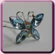 Set Crystal Butterfly Hair Pin